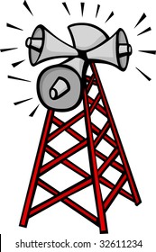 torre de comunicación de sonido