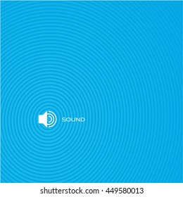 Sound concept background design layout for poster flyer cover brochure