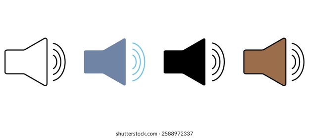 sound concept line icon. Simple element illustration. sound concept outline symbol design.
