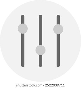 
Audio-Entzerrer-Symbol für Soundsteuerung.