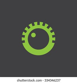 sound control cut identity template icon design element