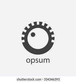 sound control cut identity template icon design element