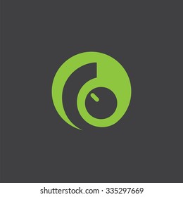 sound control cut identity template icon design element