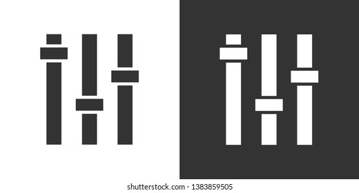 Sound Control Ilustration Icon Vector