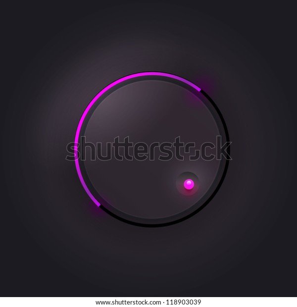 Sound Control Knob เวกเตอร์สต็อก (ปลอดค่าลิขสิทธิ์) 118903039