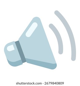 Icono de color del Vector de control de sonido. Signo de sonido de diseño plano