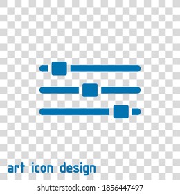 icono del vector de control de sonido en un fondo abstracto