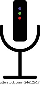 Sound controls button set flat round Interface web button multimedia mute and audio volume vector illustration eps format