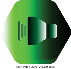 Sound controls button set flat round Interface web button multimedia mute and audio volume vector illustration eps format