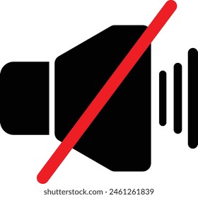 Sound controls button set flat round Interface web button multimedia mute and audio volume vector illustration eps format
