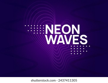 Sound Design. Blue Music Set. Soundwave Beat Illustration. Fest Flyer. Edm Trance Template. Festival Invite. Pink Discotheque Event. Green Sound Design