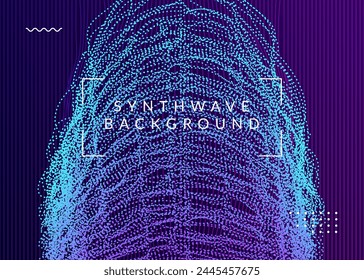 Sound Design. Techno Festival Template. Green Dj Magazine. Trance Cover. Fest Background. Blue Edm Flyer. Psychedelic Disco Illustration. Violet Sound Design