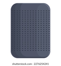 Sound device icon cartoon vector. Smart voice. Control music