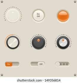 sound dials vector
