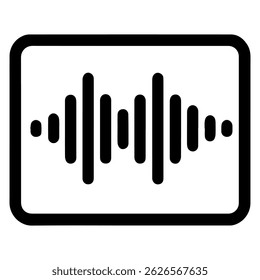 sound editing icon on white background vector
Movie vector icon