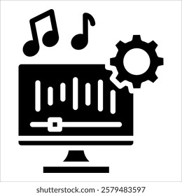 Sound Engineer Icon Element For Design