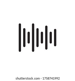 Sound Equaliser Icon Vector Illustration