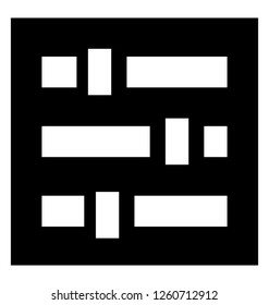 Sound equalizer glyph icon
