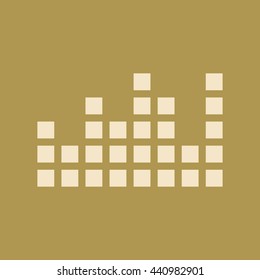 Sound Equalizer Icon. Eps-10.