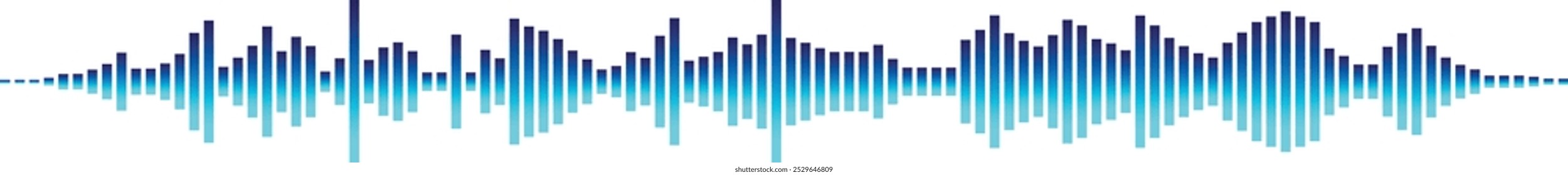 Ecualizador de sonido Music Blue Vector