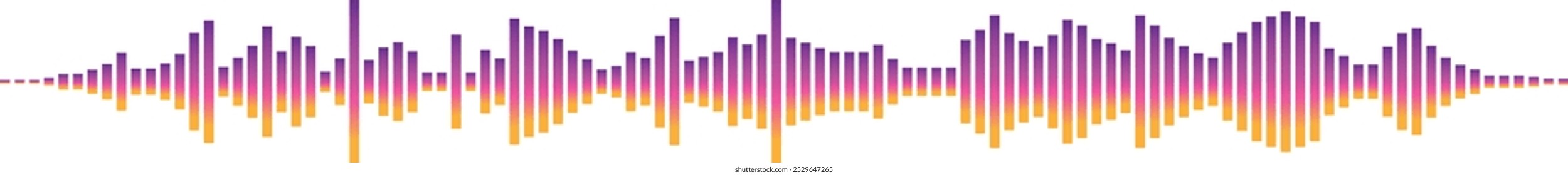 Sound Equalizer Musik Magenta Vektor