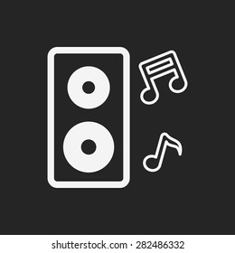 Sound equipment icon