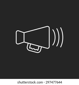 Sound equipment line icon