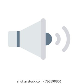 sound flat icon