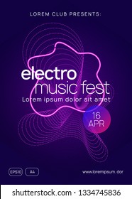 Sound flyer. Cool show invitation layout. Dynamic gradient shape and line. Neon sound flyer. Electro dance music. Electronic fest event. Club dj poster. Techno trance party. Sound flyer. Cool show invitation layout. Dynamic gradient shape and line. Neon sound flyer. Electro dance music. Electronic fest event. Club dj poster. Techno trance party.