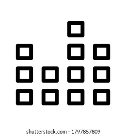 Sound Frequency icon or logo isolated sign symbol vector illustration - high quality black style vector icons
