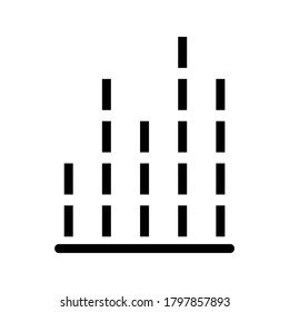 Sound Frequency icon or logo isolated sign symbol vector illustration - high quality black style vector icons
