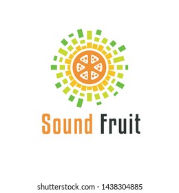 Sound Fruit Logo Design Vector Stock Vector (Royalty Free) 1438304885 ...