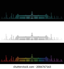 Sound Graph Style Karlsruhe Skyline