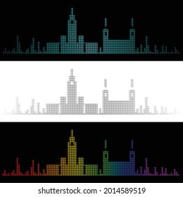 Sound Graph Style Leeds Skyline