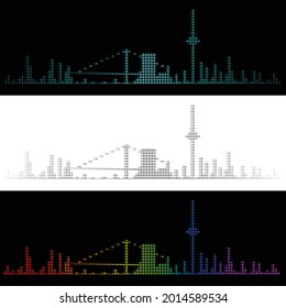 Sound Graph Style Mannheim Skyline