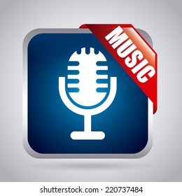 sound graphic design , vector illustration