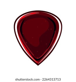 sound guitar pick cartoon. sound guitar pick sign. isolated symbol vector illustration