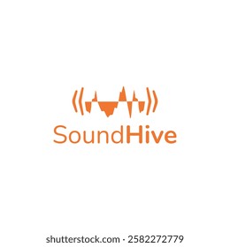 Sound Hive Logo Music Minimalist