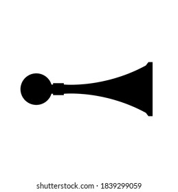 Sound Horn Black Icon,Vector Illustration, Isolated On White Background Label. EPS10