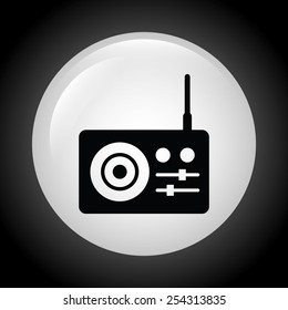 sound icon design, vector illustration eps10 graphic 
