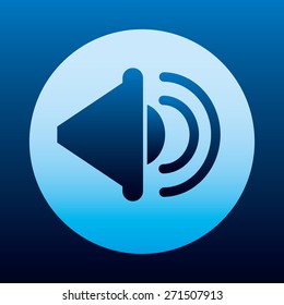 sound icon design, vector illustration eps10 graphic 