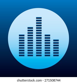 sound icon design, vector illustration eps10 graphic 