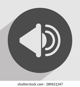 sound icon design, vector illustration eps10 graphic 