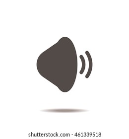 Sound Icon, flat design style