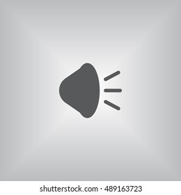Sound Icon, flat design style