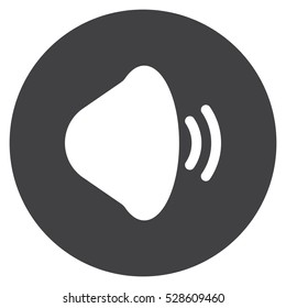 Sound Icon, flat design style
