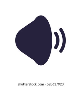 Sound Icon, flat design style