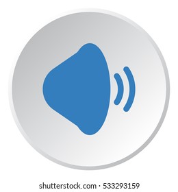 Sound Icon, flat design style