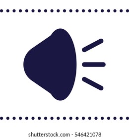 Sound Icon, flat design style