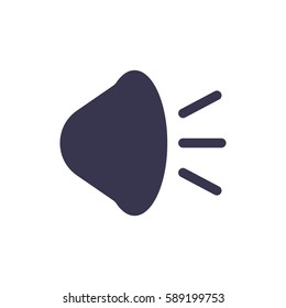Sound Icon, flat design style